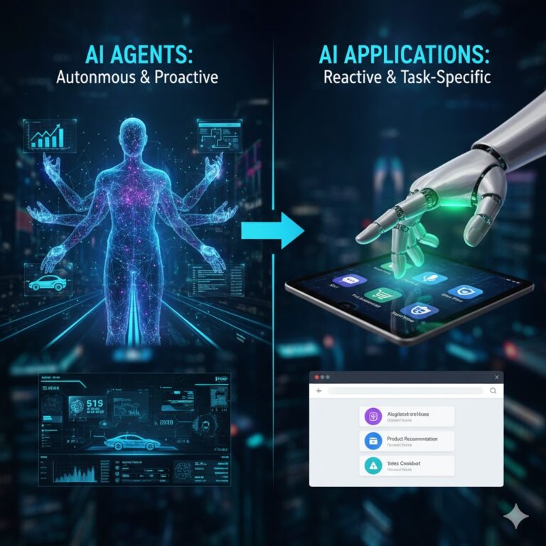AI Agents vs. AI Applications: The Key Differences in Autonomy & Scope