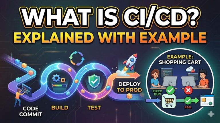What is CI -CD explain with example in telugu And english