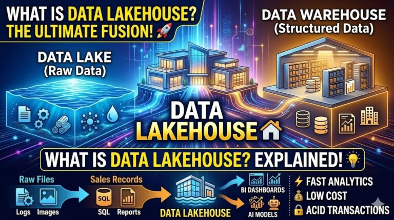 What is Data Lakehouse explain with example in Telugu And English