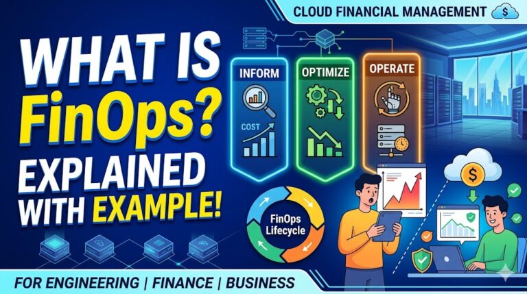 What is FinOps explain with example in Telugu and english