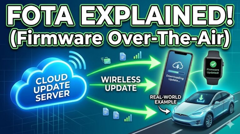 What is Firmware Over-The-Air explain with example in english And telugu