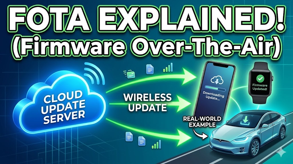 What is Firmware Over-The-Air explain with example in english And telugu