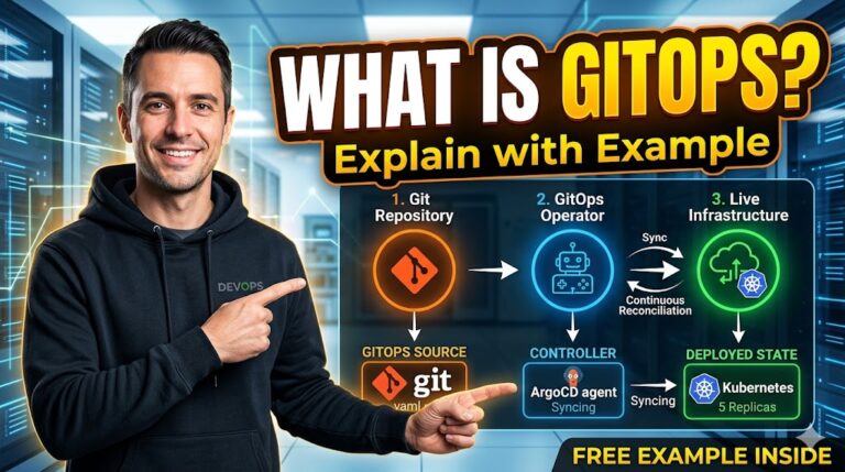 What is GitOps explain with example in telugu and english