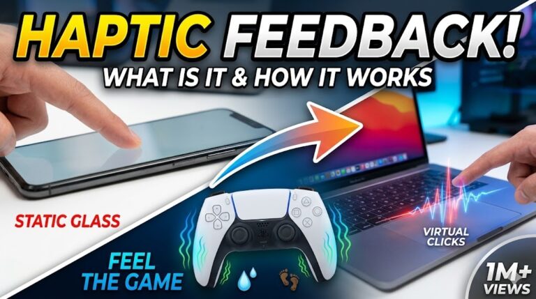 What is Haptic Feedback explain with example in Telugu And English