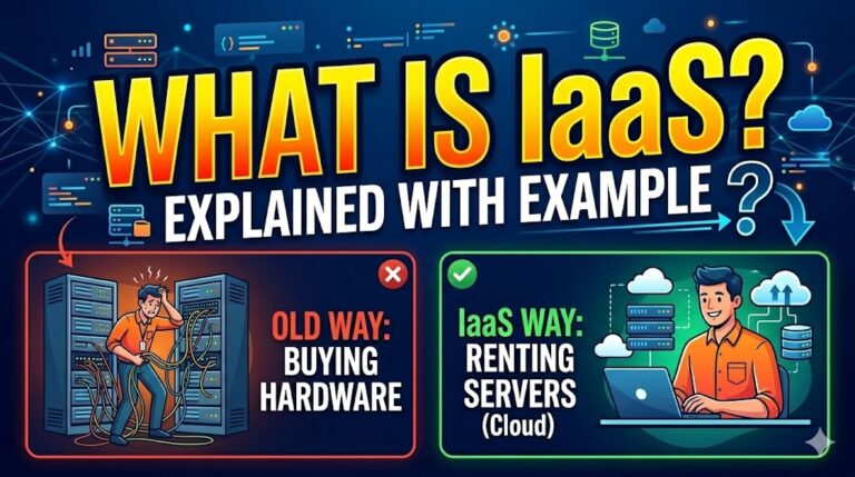 What is IaaS explain with example in Telugu And English