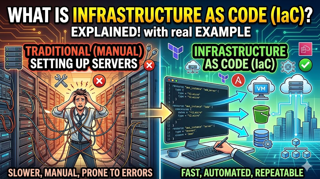 What is Infrastructure as Code explain with example