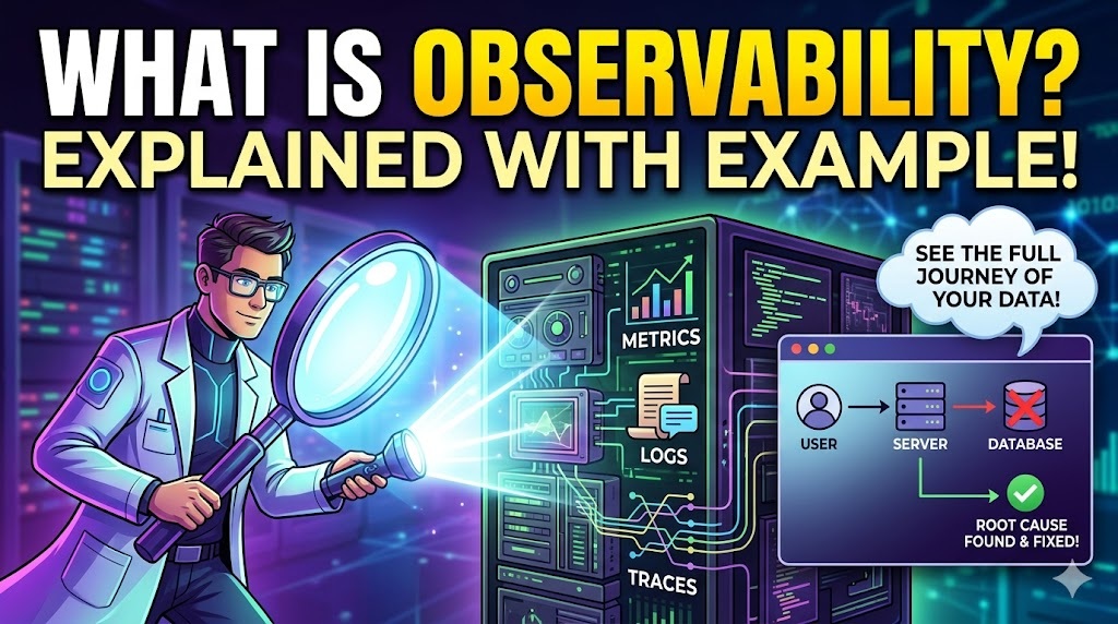 What is Observability explain with example in Telugu And English