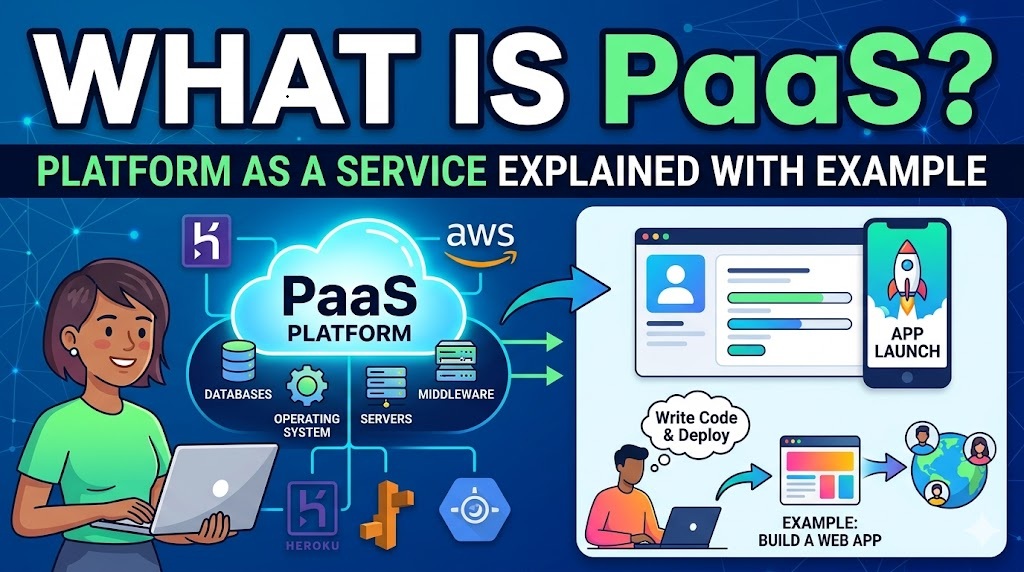 What is PaaS explain with examplebin Telugu And English