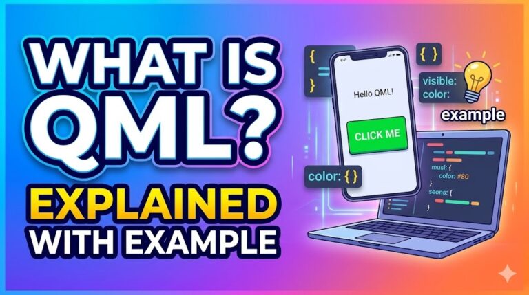 What is QML explain with example in Telugu and English