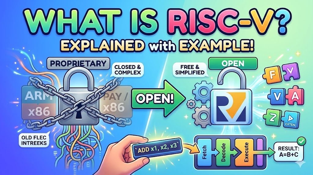 What is RISC-V explain with example