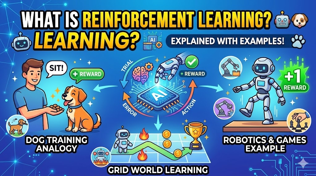 What is Reinforcement Learning explain with example