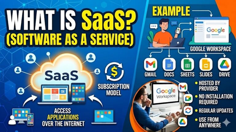 What is SaaS explain with example in telugu and English