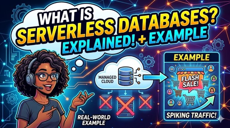 What is Serverless Databases explain with example in Telugu And English