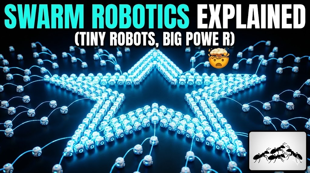What is Swarm Robotics explain with example in Telugu And English