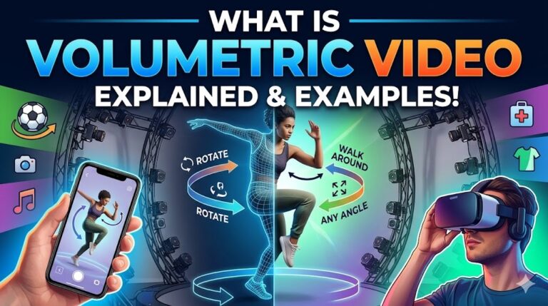 What is Volumetric Video explain with example in telugu And english