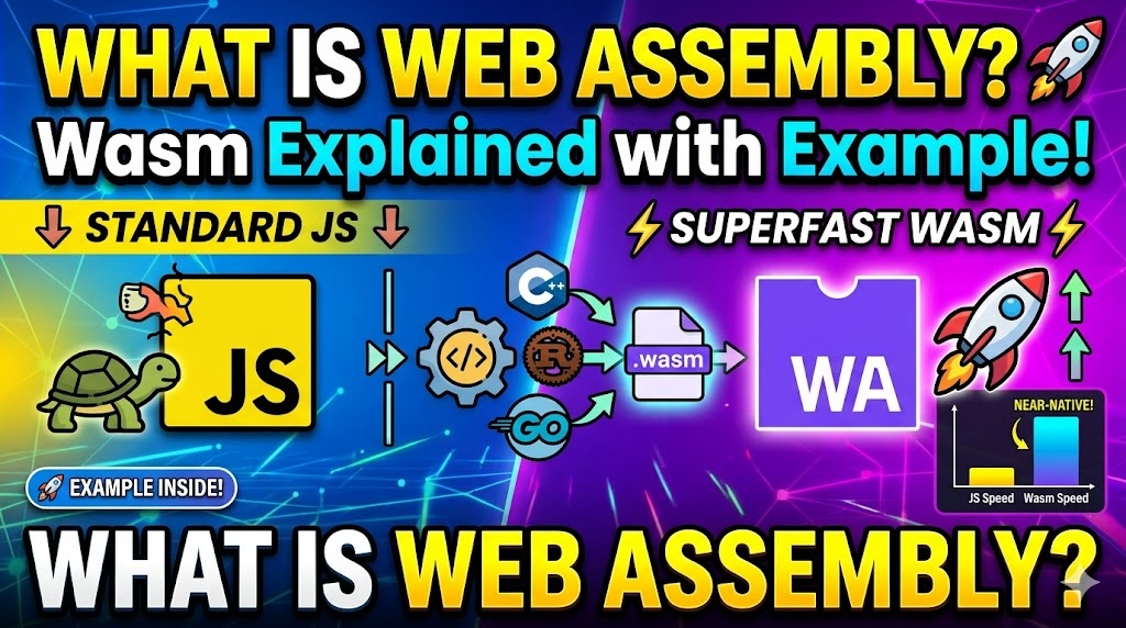 What is WebAssembly - Wasm explain with example in telugu And English