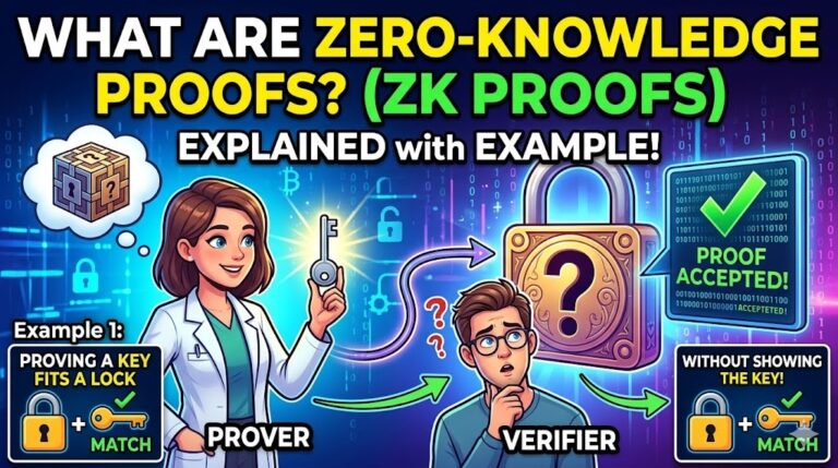 What is  (Zero-Knowledge Proofs) explain with example in telugu and english(1)