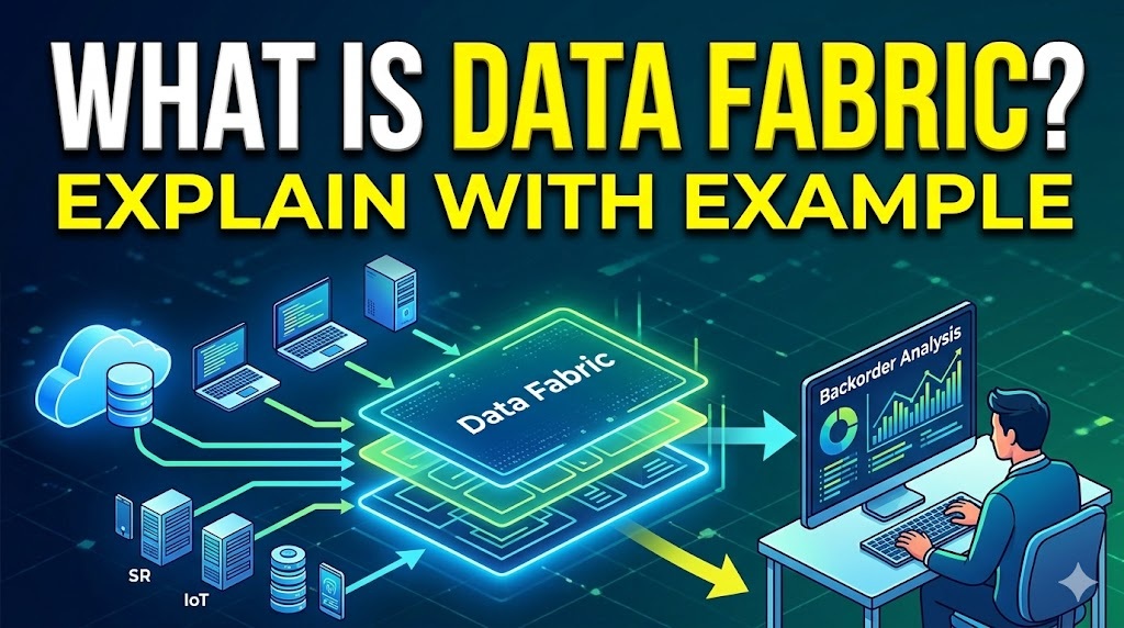 What is Data Fabric explain with example in Telugu and English
