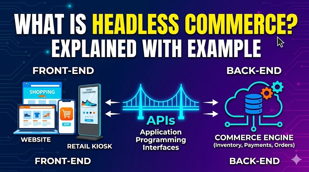 What is Headless Commerce explain with example in telugu and english