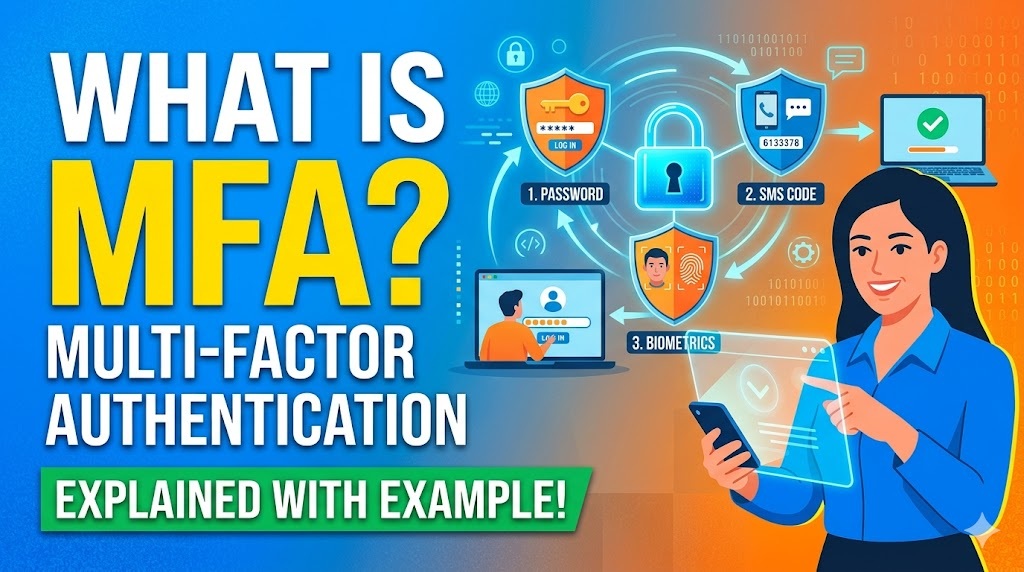 What is MFA - Multi-Factor Authentication explain with example in Telugu And English