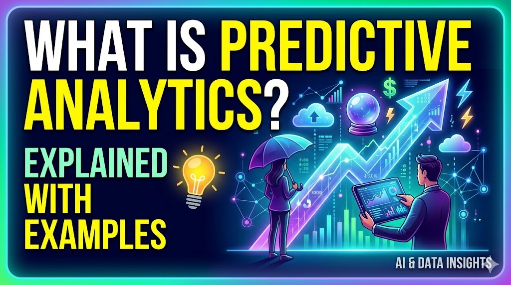 What is Predictive Analytics explain with example in Telugu and english