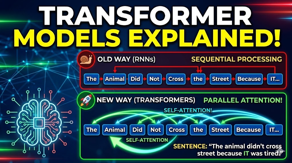 What is Transformer Models explain with example in Telugu And English