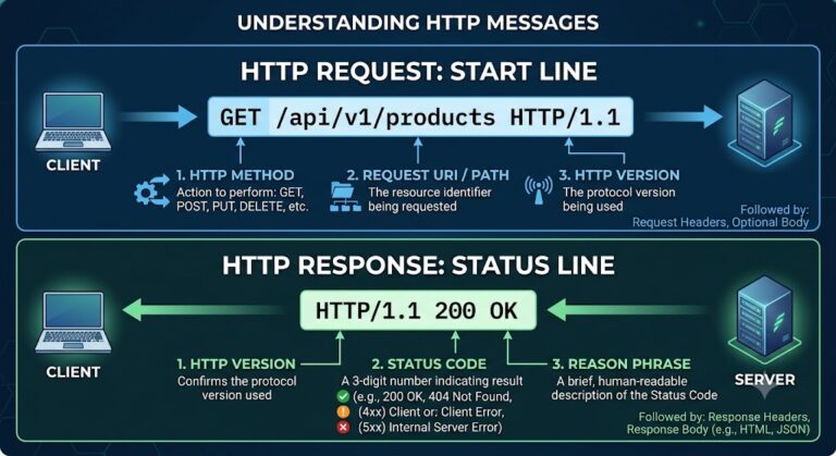Http Start line and status line