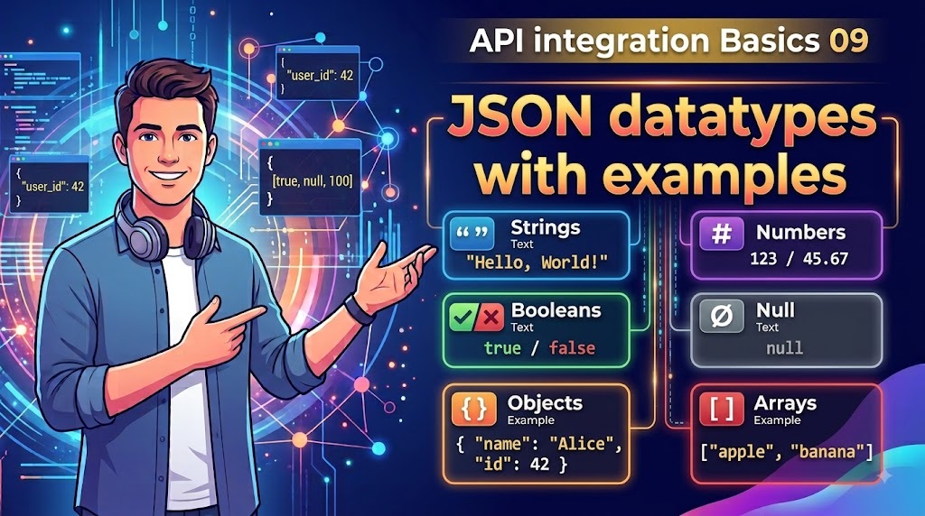 json data types with example